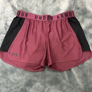 Burgundy Under Armour Shorts Size M